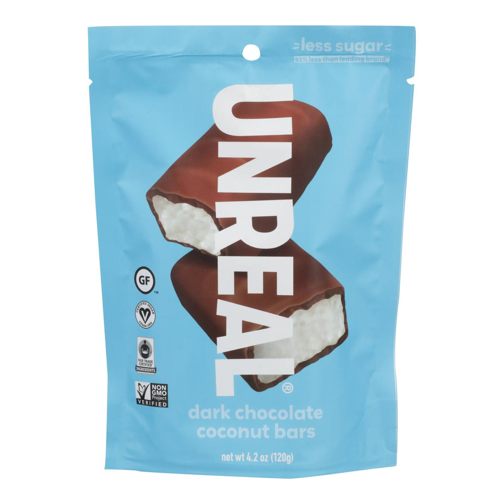 Unreal - Dark Chocolate Coconut - Case Of 6 - 4.2 Oz - Lakehouse Foods