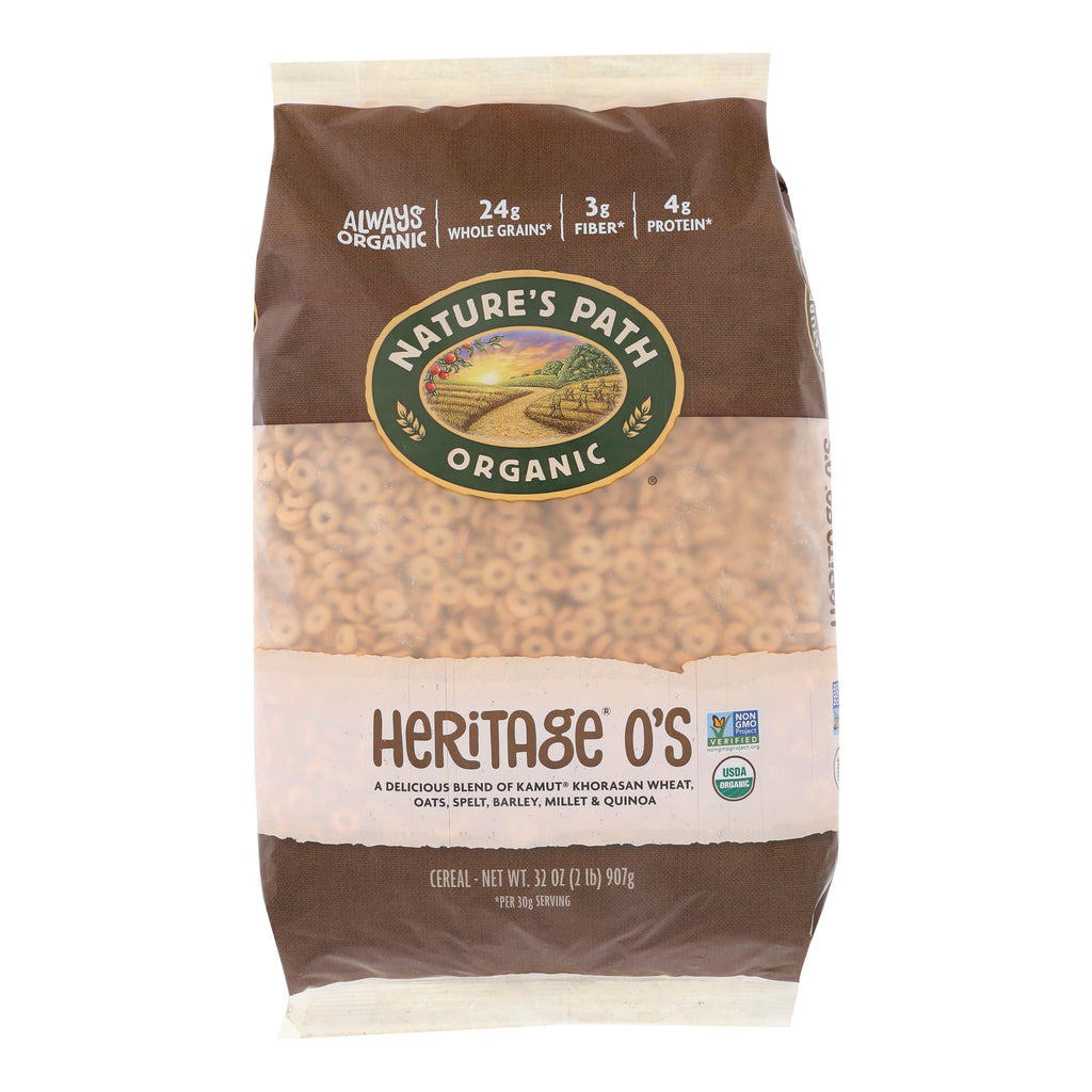 Nature's Path Organic Heritage O's Cereal - Case Of 6 - 32 Oz. - Lakehouse Foods
