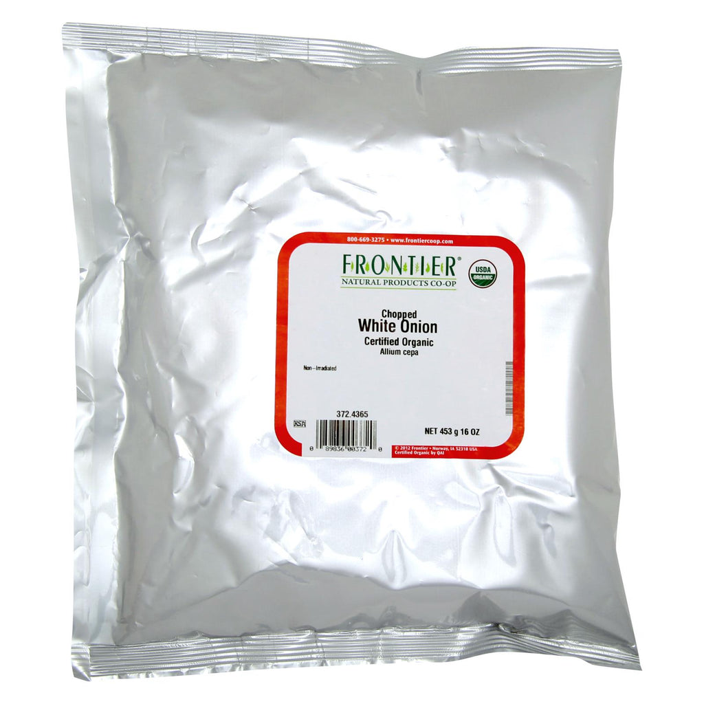 Frontier Herb Onion Organic White Chopped - Single Bulk Item - 1lb - Lakehouse Foods