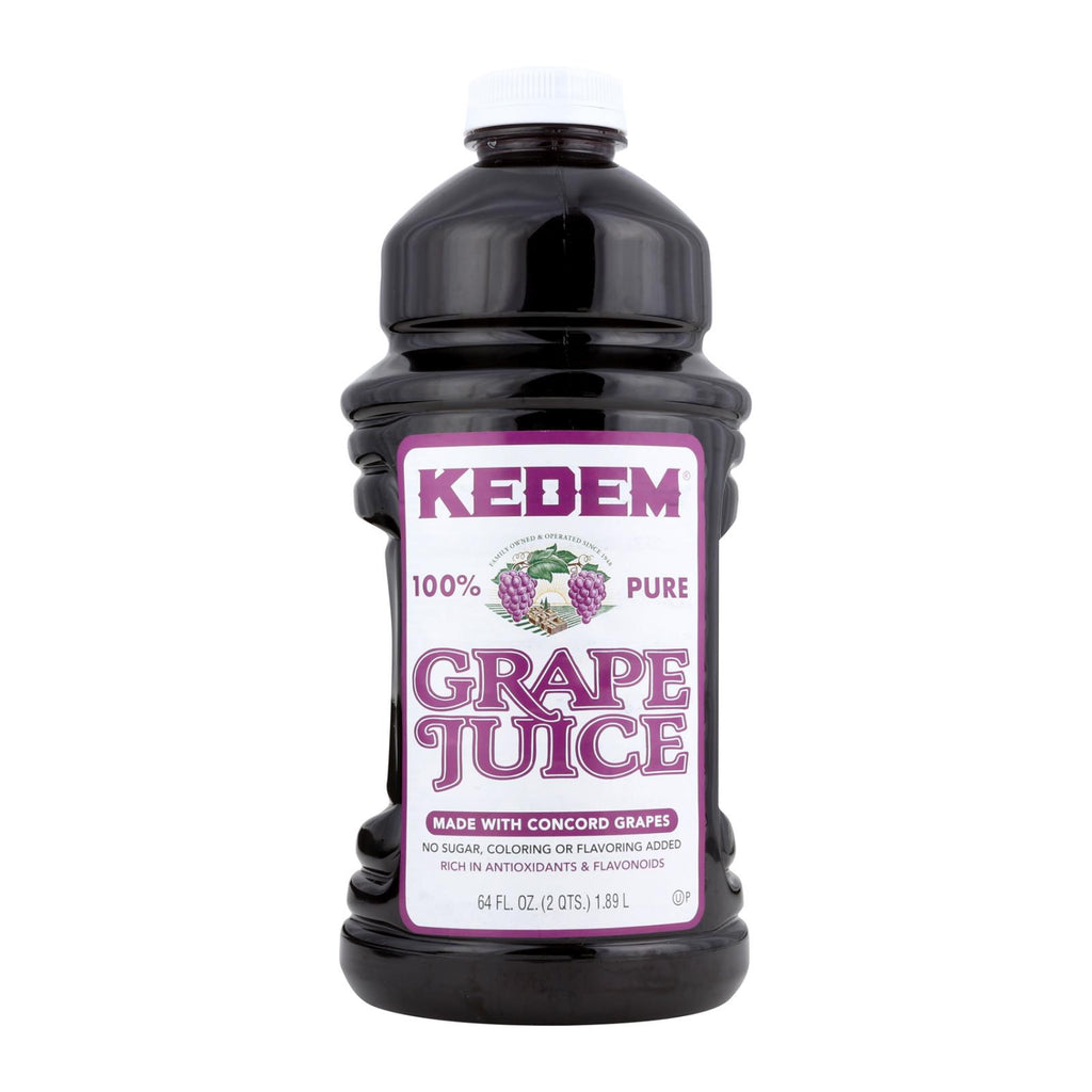 Kedem Grape Juice - Case Of 8 - 64 Fl Oz. - Lakehouse Foods