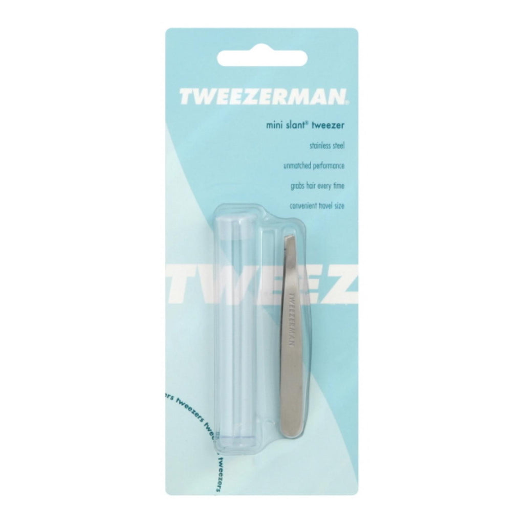 Tweezerman - Mini Slant Classic Stainless - 1 Each 1-ct - Lakehouse Foods