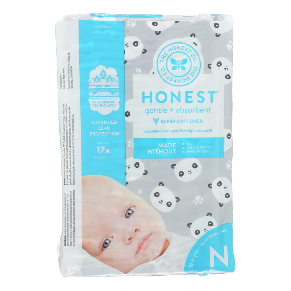 The Honest Company - Diapers Size 0 Newborn - Pandas - 32 Count - Lakehouse Foods