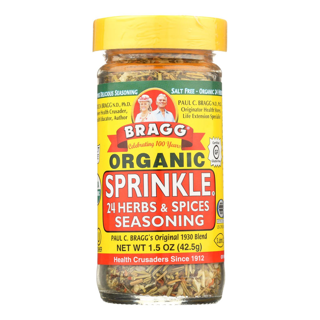 Bragg - Seasoning - Organic - Bragg - Sprinkle - Natural Herbs And Spices - 1.5 Oz - Case Of 12 - Lakehouse Foods