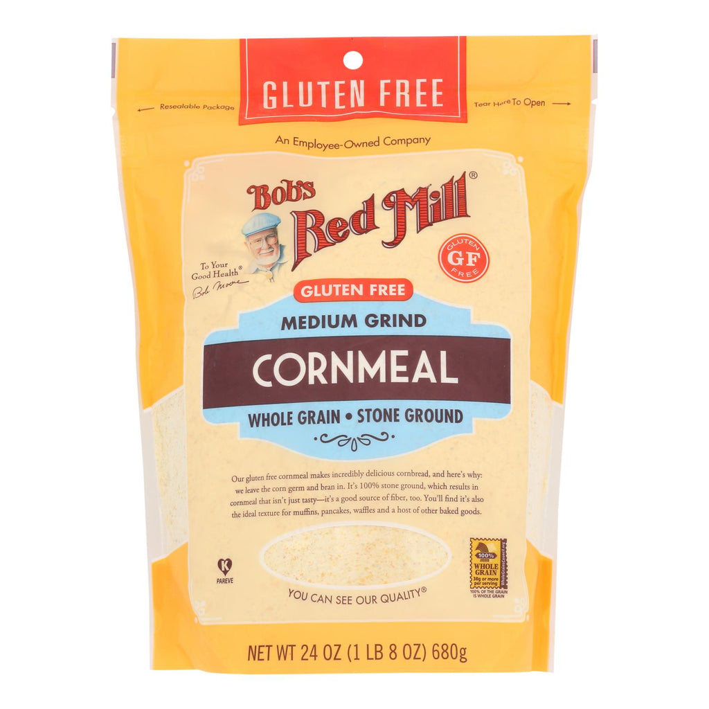 Bob's Red Mill - Cornmeal Gluten Free - Case Of 4 - 24 Oz - Lakehouse Foods