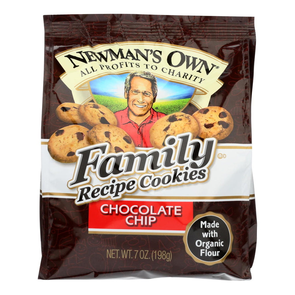 Newman's Own Organics Cookies - Chocolate Chip - Case Of 6 - 7 Oz. - Lakehouse Foods