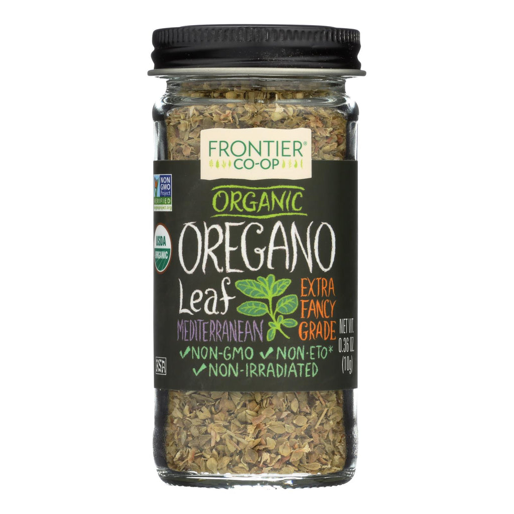 Frontier Herb Oregano Leaf - Organic - Flakes - Cut And Sifted - Fancy Grade - .36 Oz - Lakehouse Foods