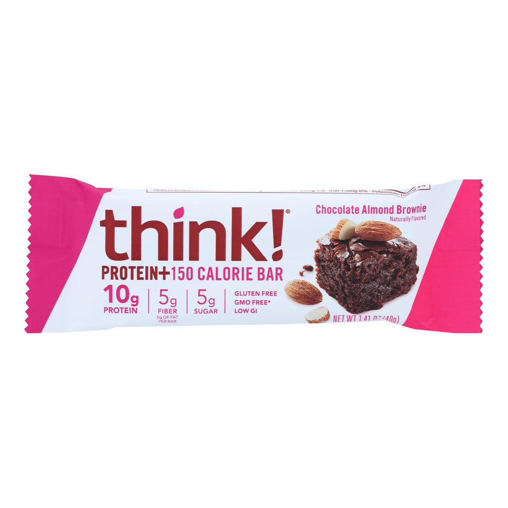Think Products Thinkthin Bar - Lean Protein Fiber - Chocolate Almond - 1.41 Oz - 1 Case - Lakehouse Foods