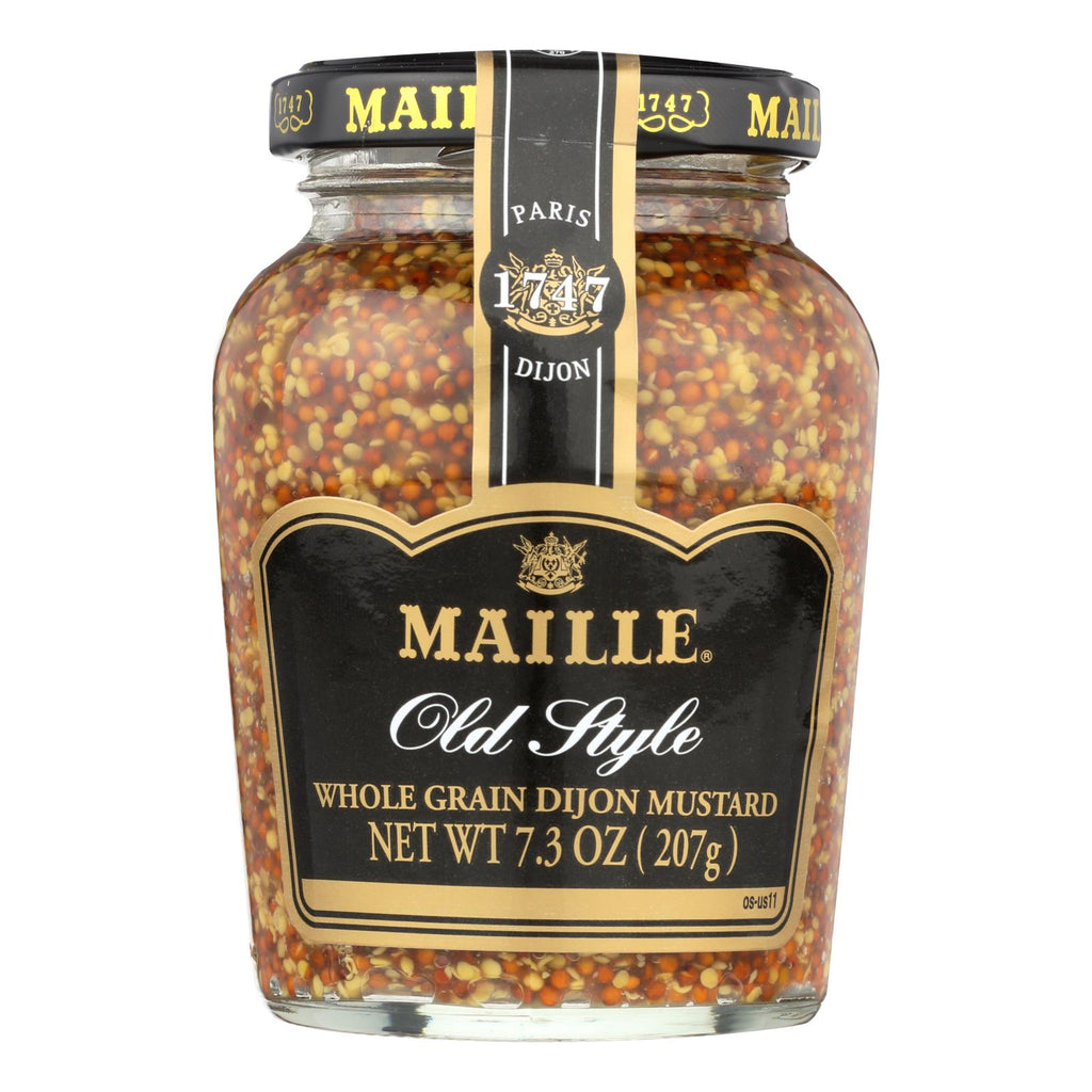 Maille Old Style Whole Grain Dijon Mustard - Case Of 6 - 7.3 Oz. - Lakehouse Foods