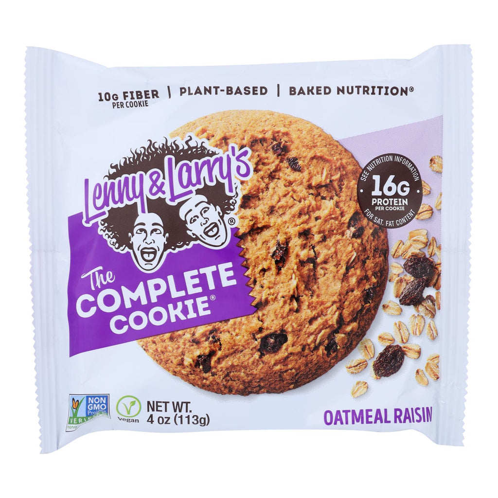 Lenny And Larry's The Complete Cookie - Oatmeal Raisin - 4 Oz - Case Of 12 - Lakehouse Foods