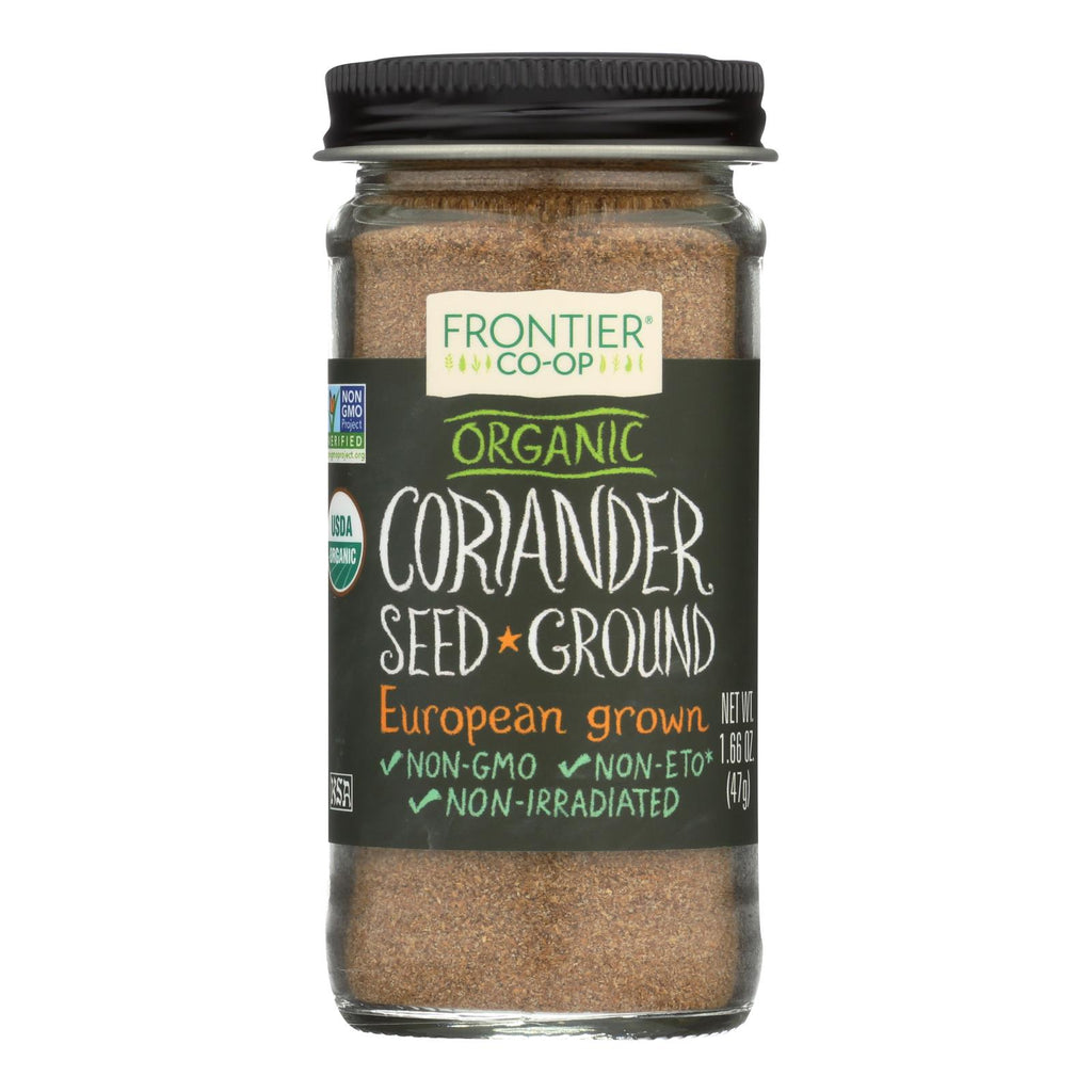 Frontier Herb Coriander Seed - Organic - Ground - 1.60 Oz - Lakehouse Foods