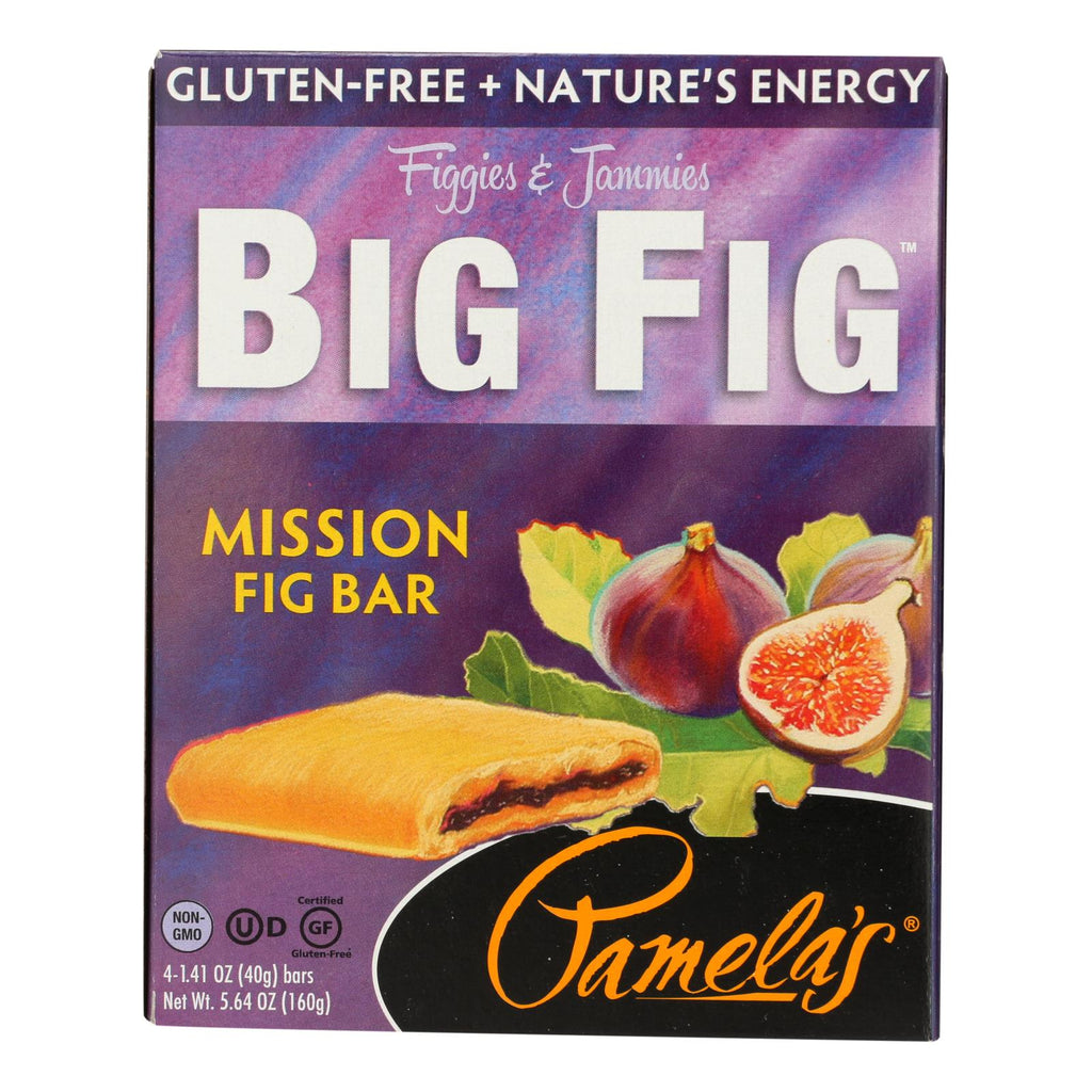 Pamela's Products - Gluten-free Big Fig Bar - Mission Fig - Case Of 8 - 5.64 Oz. - Lakehouse Foods