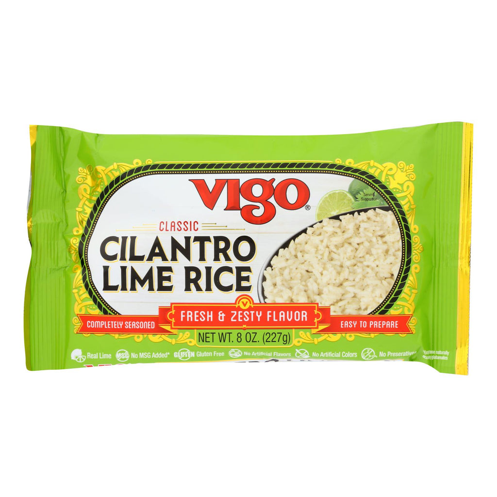 Vigo - Rice Cilantro Lime - Case Of 12 - 8 Oz - Lakehouse Foods