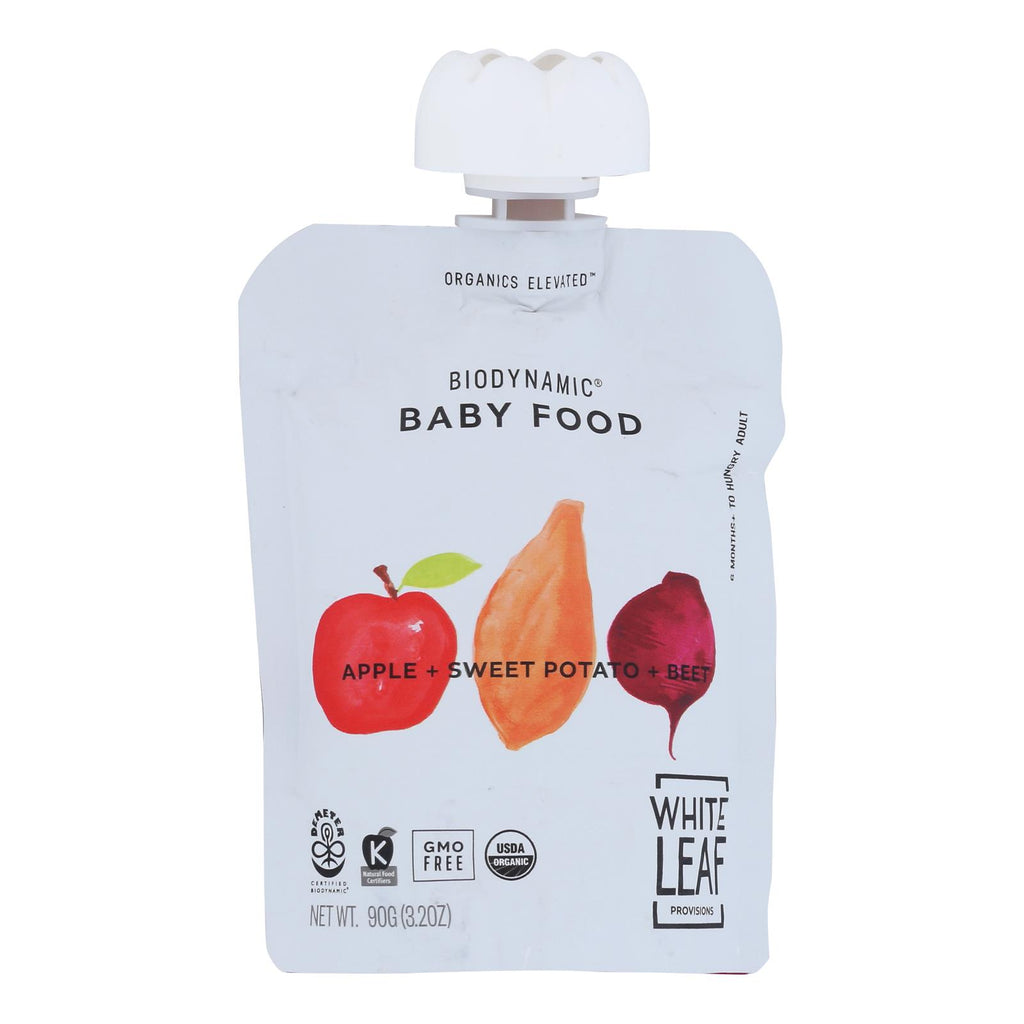 White Leaf Provisions - Baby Food Apple Swtpt Bt - Case Of 6 - 3.2 Oz - Lakehouse Foods