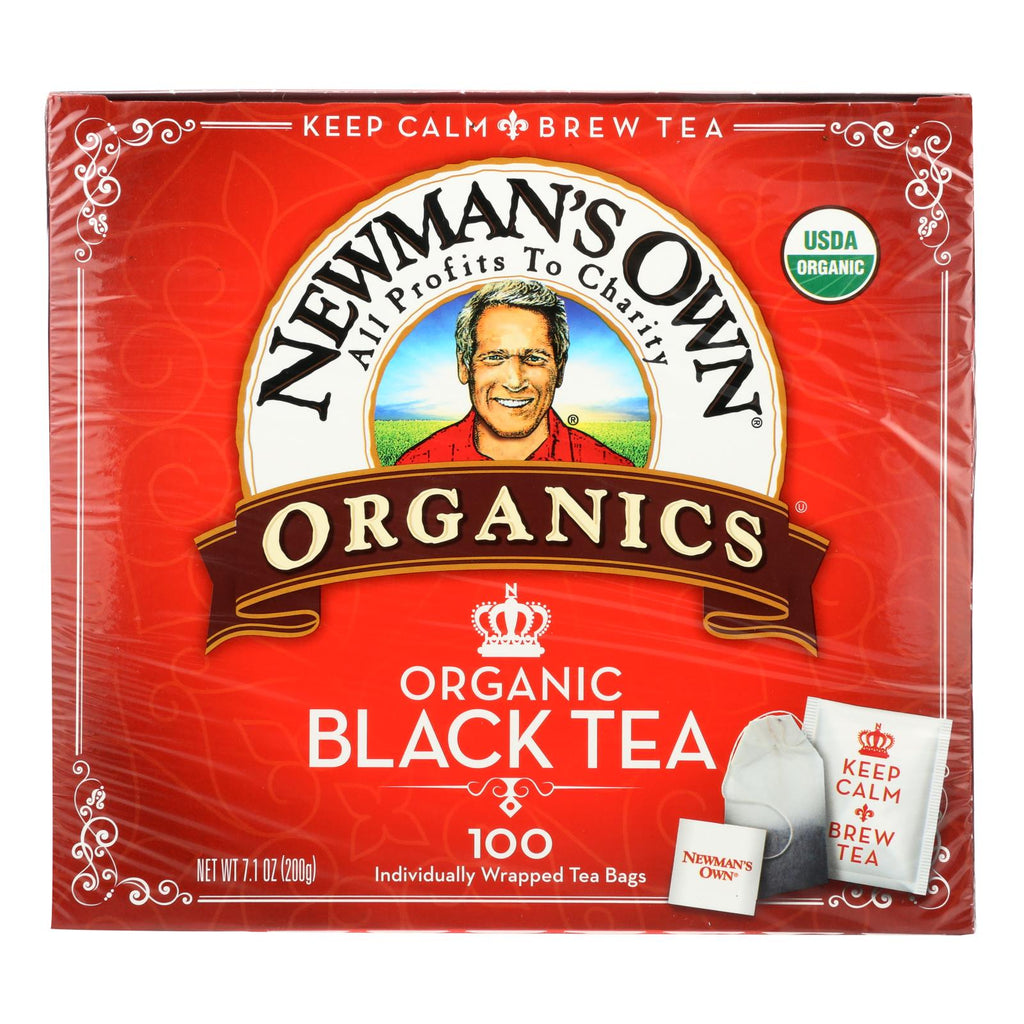 Newman's Own Organics Organic Black Tea - Case Of 5 - 100 Bags - Lakehouse Foods