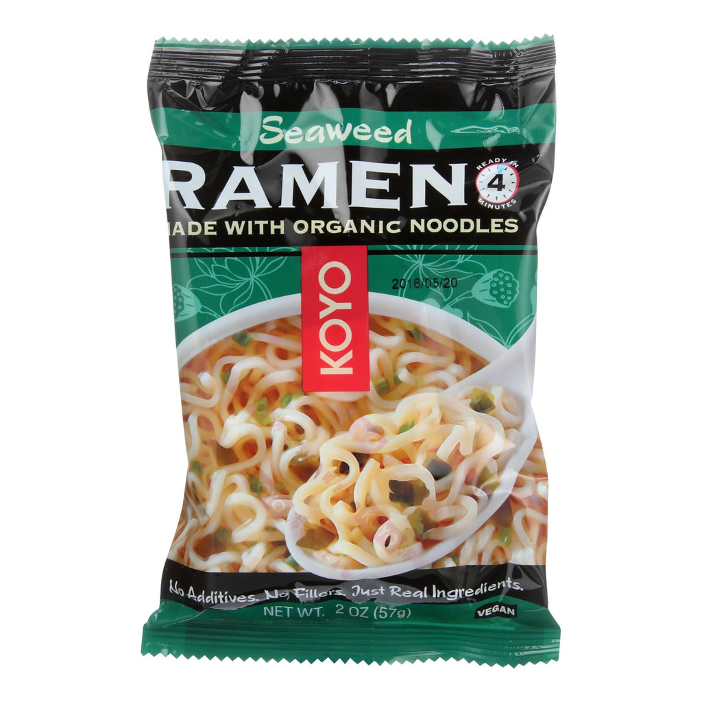 Koyo Wakame Seaweed Ramen - Case Of 12 - 2 Oz - Lakehouse Foods