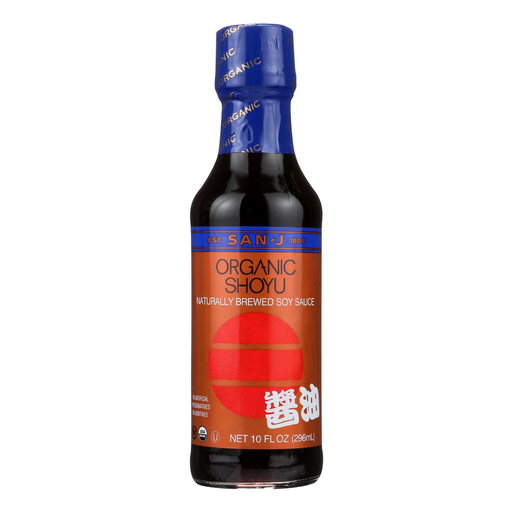 San - J Shoyu Soy Sauce - Organic - Case Of 6 - 10 Fl Oz. - Lakehouse Foods