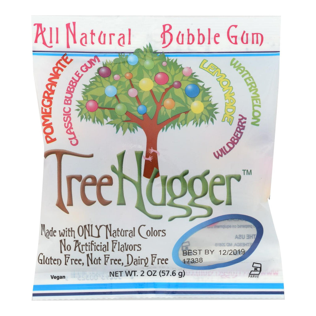 Tree Hugger Bubble Gum - Fantastic Fruit - 2 Oz - Case Of 12 - Lakehouse Foods