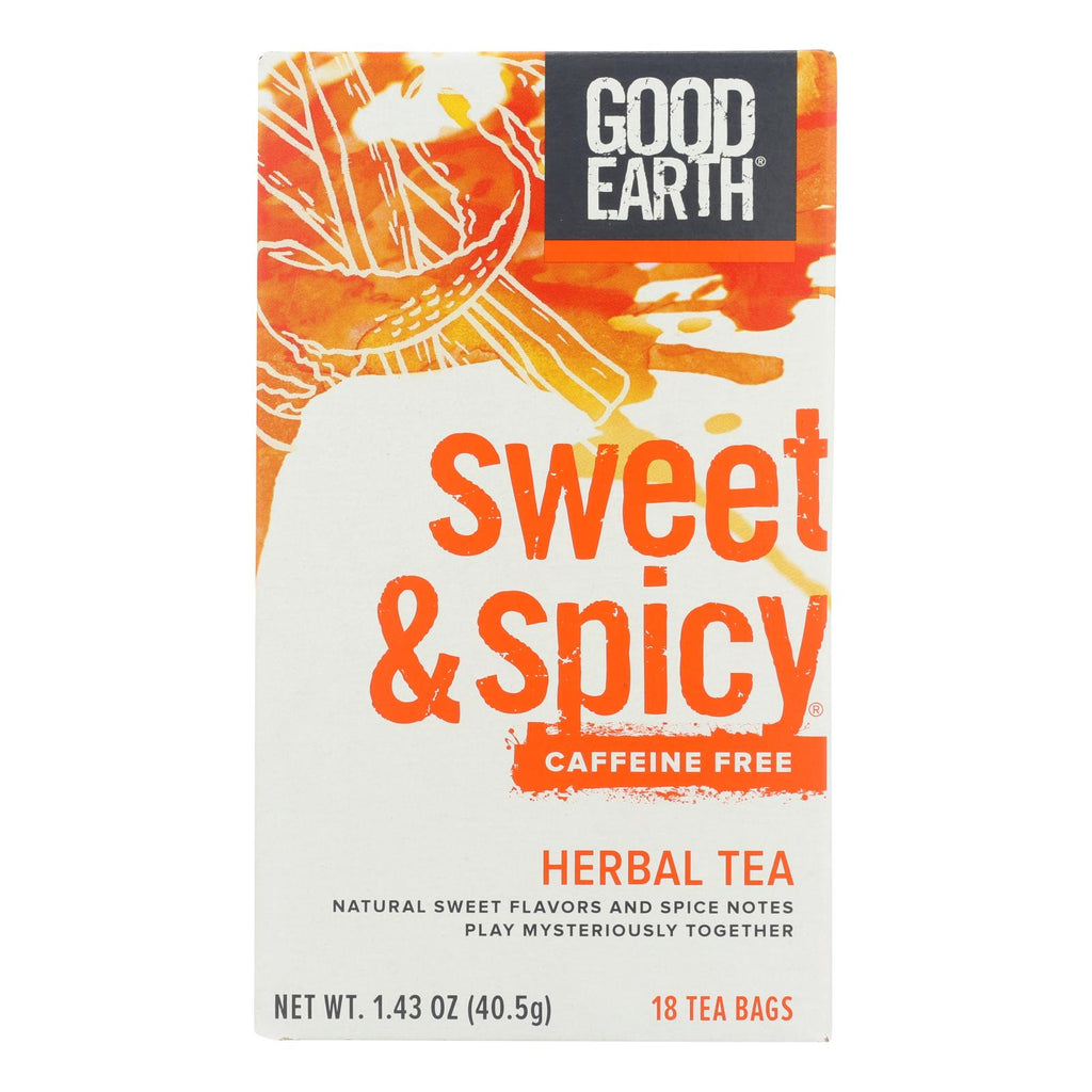 Good Earth Herbal Tea - Sweet And Spicy - Case Of 6 - 18 Bags - Lakehouse Foods