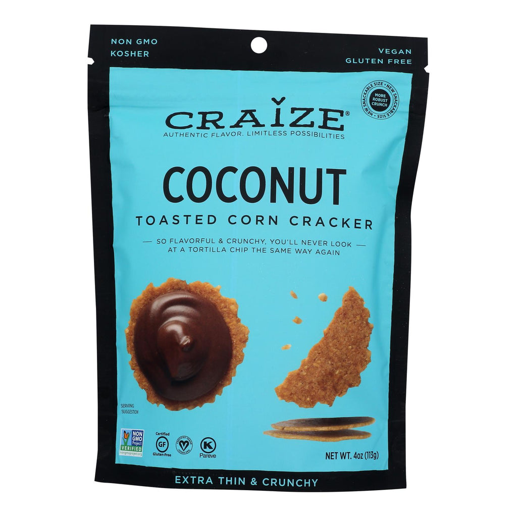 Craize - Corn Crisps Cocont Toastd - Case Of 6 - 4 Oz - Lakehouse Foods