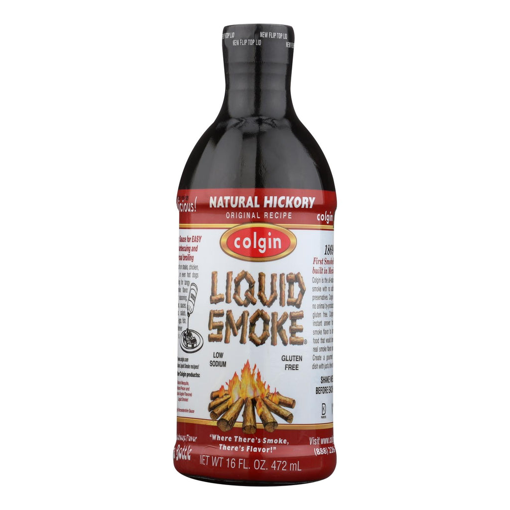 Colgin Liquid Smoke - Hickory - Case Of 6 - 16 Fl Oz - Lakehouse Foods