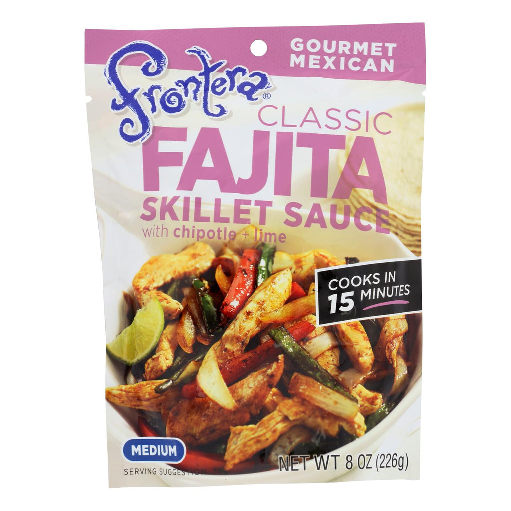 Frontera Foods Classic Fajita Skillet Sauce - Classic Fajita - Case Of 6 - 8 Oz. - Lakehouse Foods