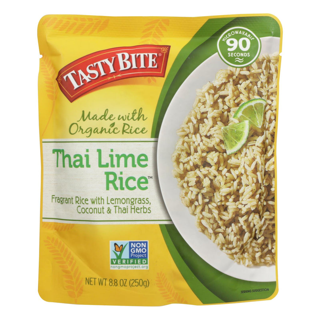 Tasty Bite Rice - Thai Lime - 8.8 Oz - Case Of 6 - Lakehouse Foods