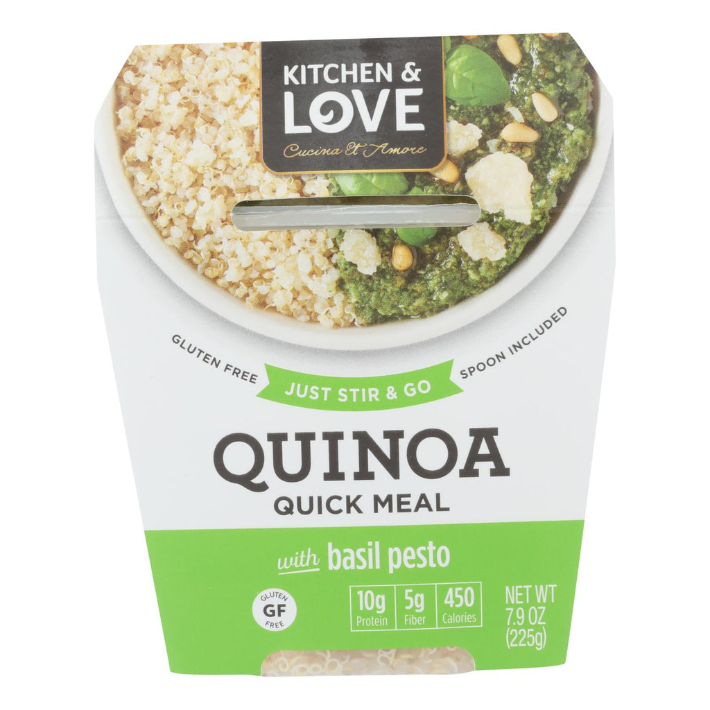 Cucina And Amore - Quinoa Meals - Basil Pesto - Case Of 6 - 7.9 Oz. - Lakehouse Foods