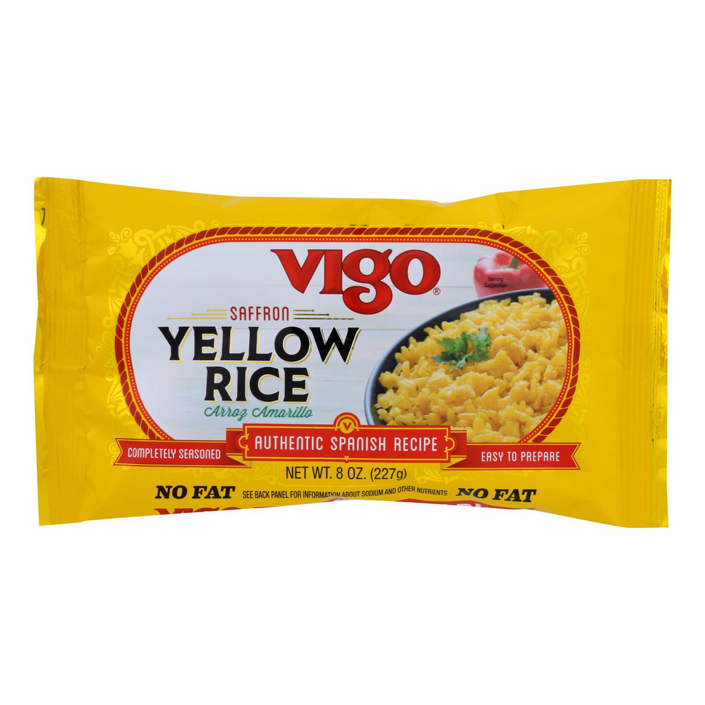 Vigo Yellow Rice - Case Of 12 - 8 Oz. - Lakehouse Foods