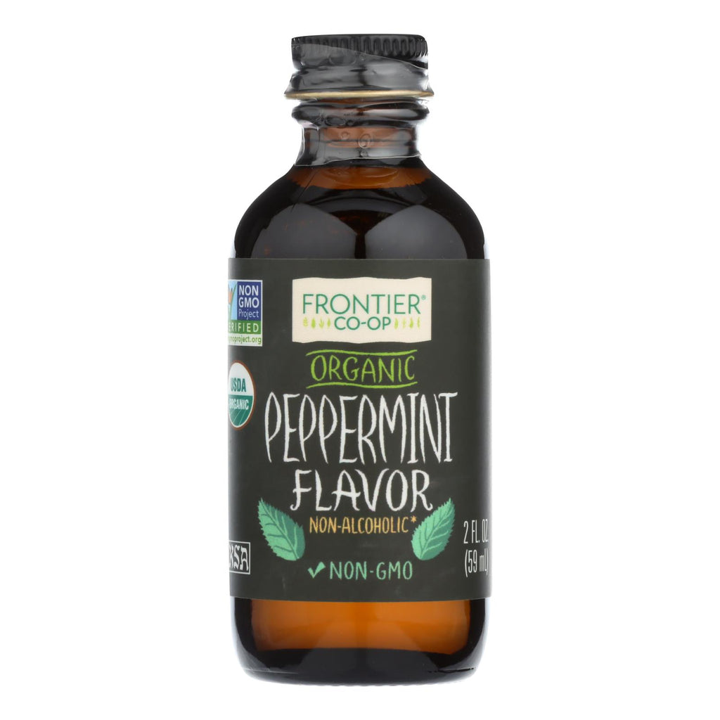 Frontier Herb Peppermint Flavor - Organic - 2 Oz - Lakehouse Foods