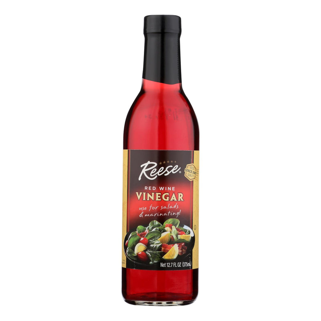 Reese Vinegar - Red Wine - Case Of 6 - 12.7 Fl Oz - Lakehouse Foods