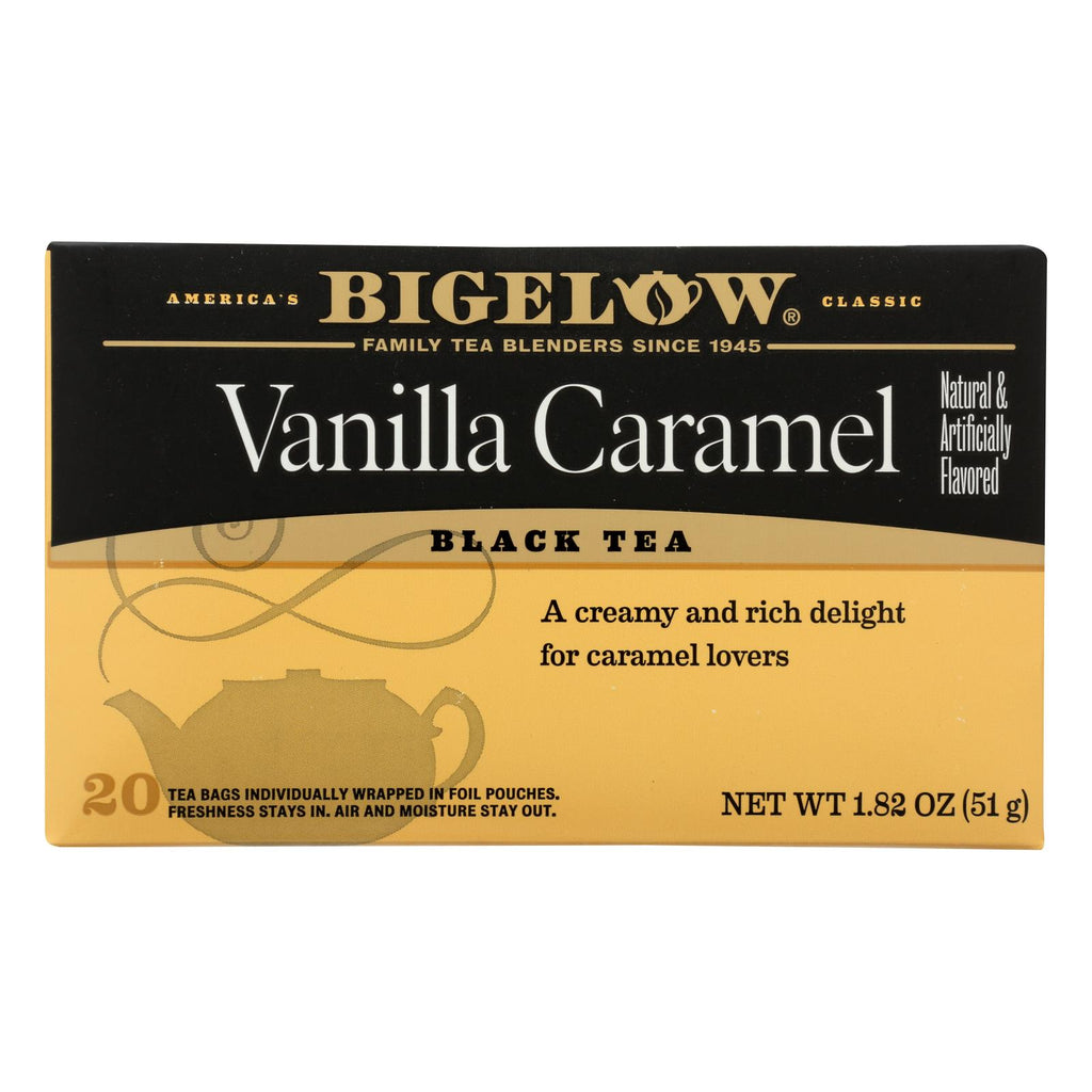 Bigelow Tea Vanilla Caramel Black Tea - Case Of 6 - 20 Bags - Lakehouse Foods