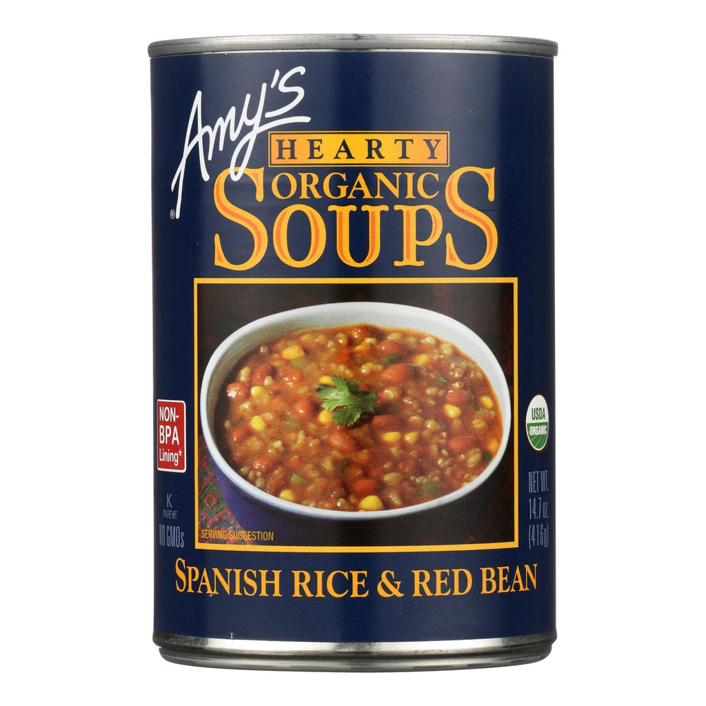 Amy's - Organic Spanish Rice & Red Bean Soup - Case Of 12 - 14.7 Oz - Lakehouse Foods