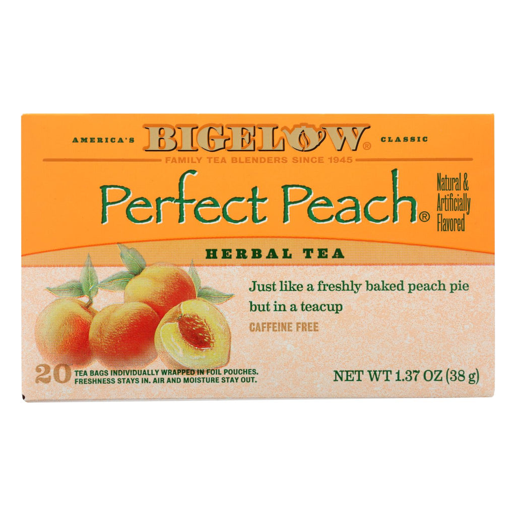 Bigelow Tea Tea - Peach - Case Of 6 - 20 Bag - Lakehouse Foods