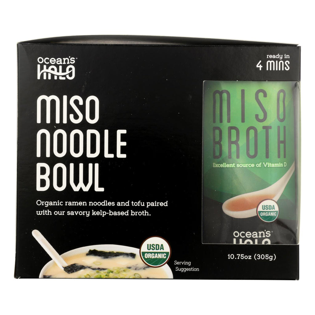 Ocean's Halo - Noodle Bowl Miso - Case Of 6 - 10.75 Oz - Lakehouse Foods