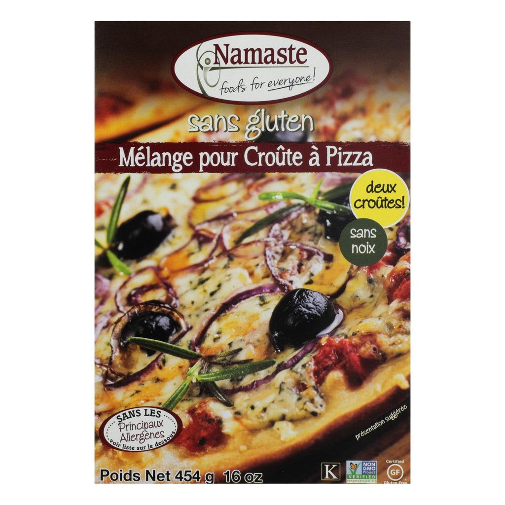 Namaste Foods Gluten Free Pizza Crust - Mix - Case Of 6 - 16 Oz. - Lakehouse Foods