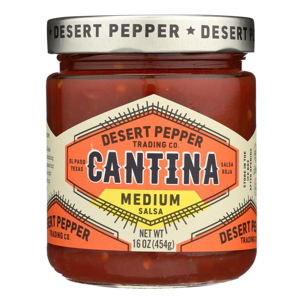 Desert Pepper Trading - Cantina Salsa - Medium Red - Case Of 6 - 16 Oz - Lakehouse Foods