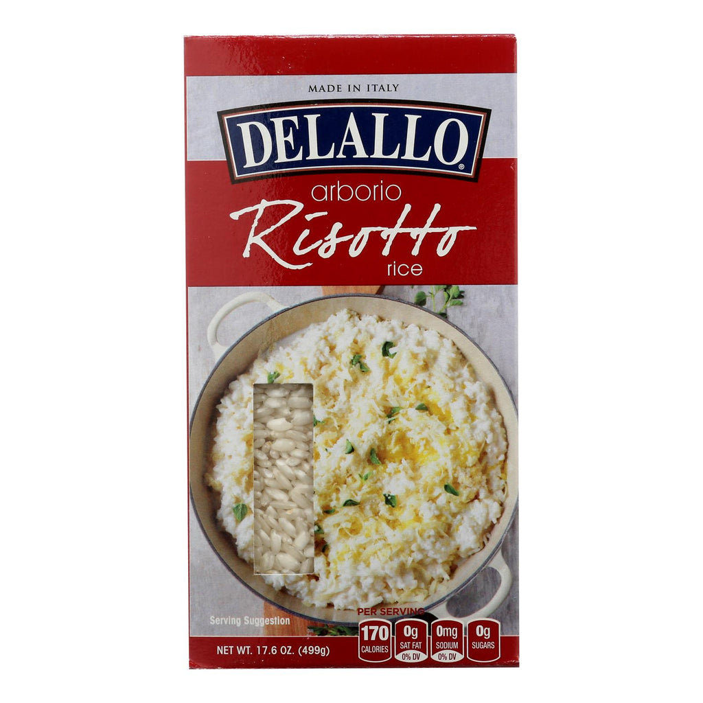 Delallo - Arborio Risotto Rice - Case Of 12 - 17.6 Oz. - Lakehouse Foods