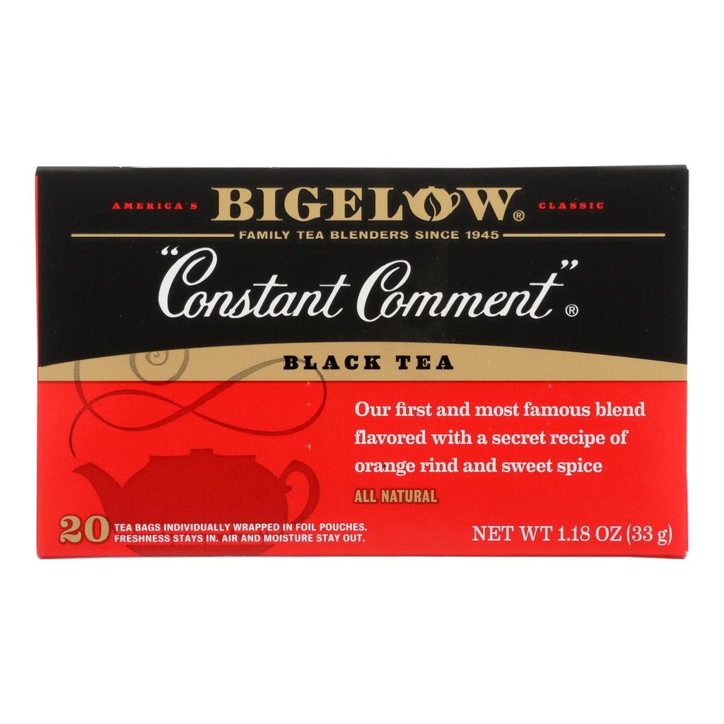 Bigelow Tea Constant Comment Black Tea - Case Of 6 - 20 Bags - Lakehouse Foods