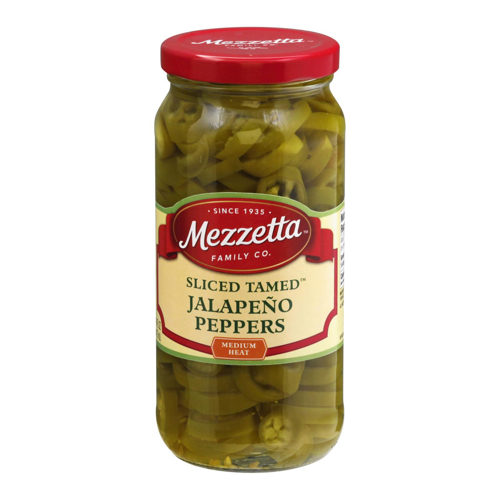 Mezzetta Tamed Diced Jalape?o Peppers - Case Of 6 - 16 Fl Oz. - Lakehouse Foods