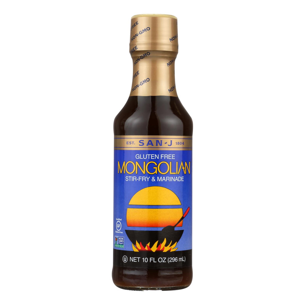 San - J Cooking Sauce - Mongolian - Case Of 6 - 10 Fl Oz. - Lakehouse Foods