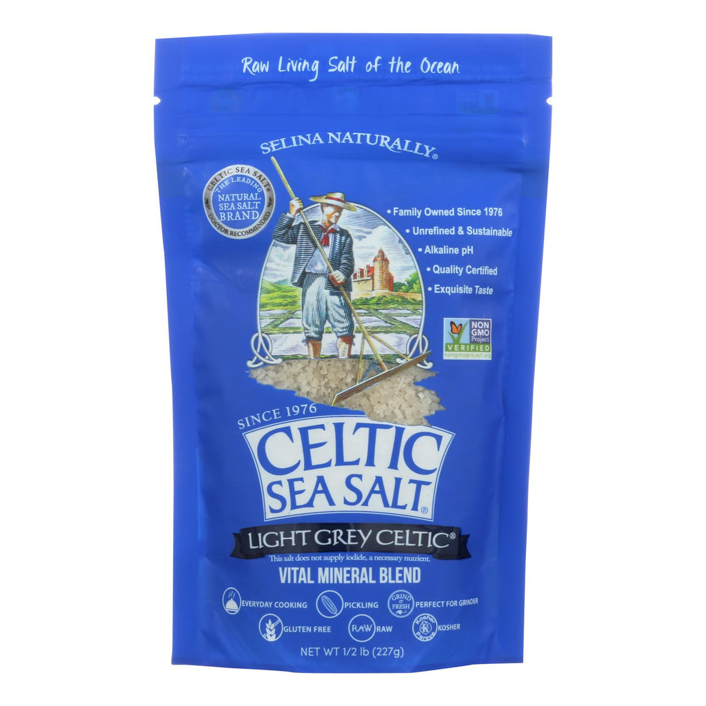Celtic Sea Salt Light Grey - Case Of 6 - 0.5 Lb. - Lakehouse Foods