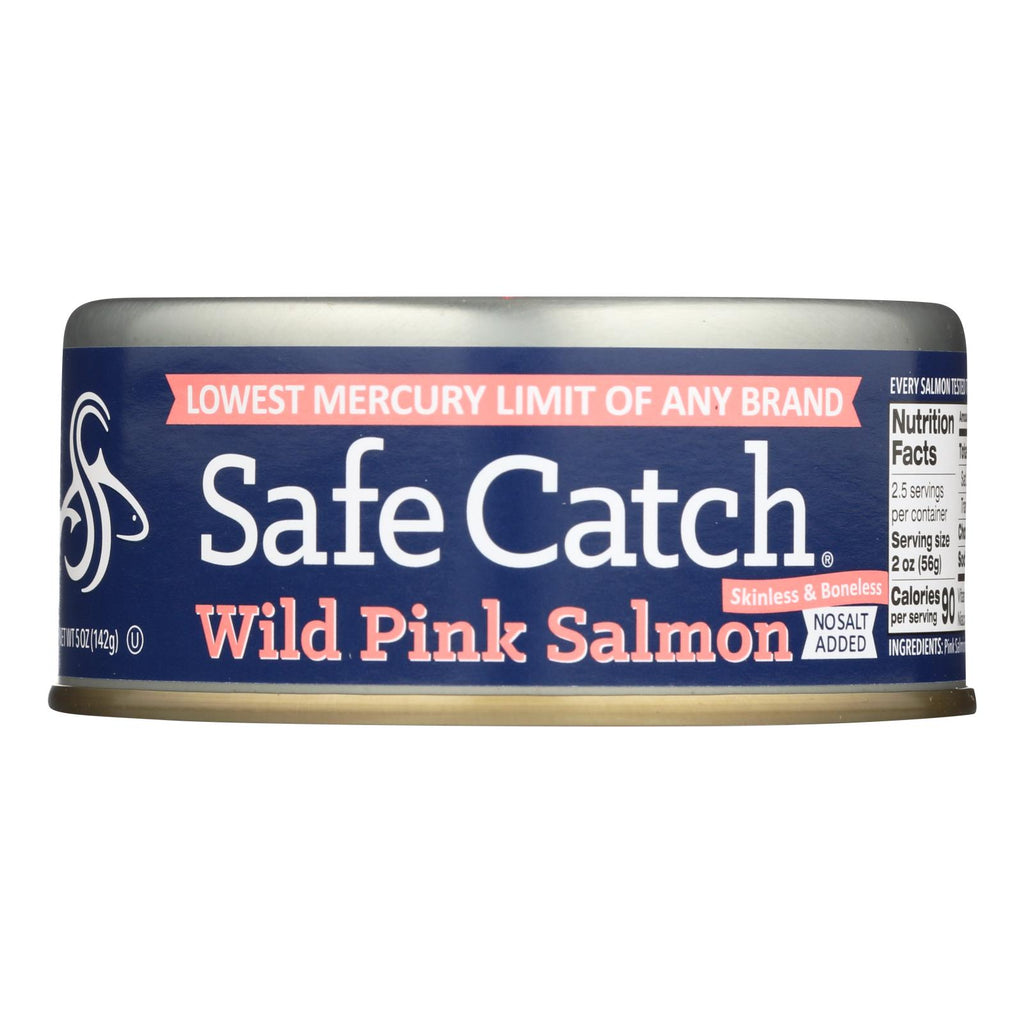 Safe Catch - Salmon Pink Wld Ns Added - Case Of 6 - 5 Oz - Lakehouse Foods