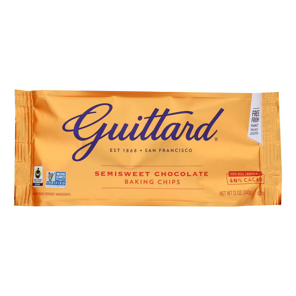 Guittard Chocolate Semi Sweet Chocolate - Case Of 12 - 12 Oz. - Lakehouse Foods