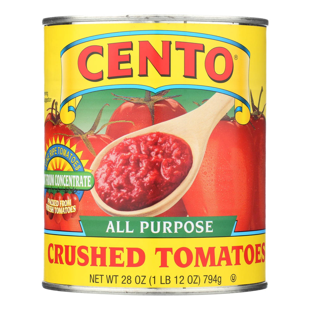 Cento Tomatoes - Crushed - Case Of 12 - 28 Oz - Lakehouse Foods