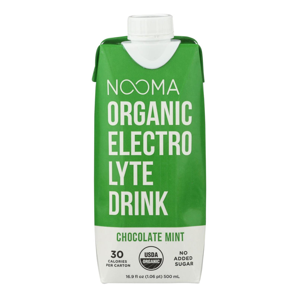 Nooma Electrolite Drink - Organic - Chocolate Mint - Case Of 12 - 16.9 Fl Oz - Lakehouse Foods