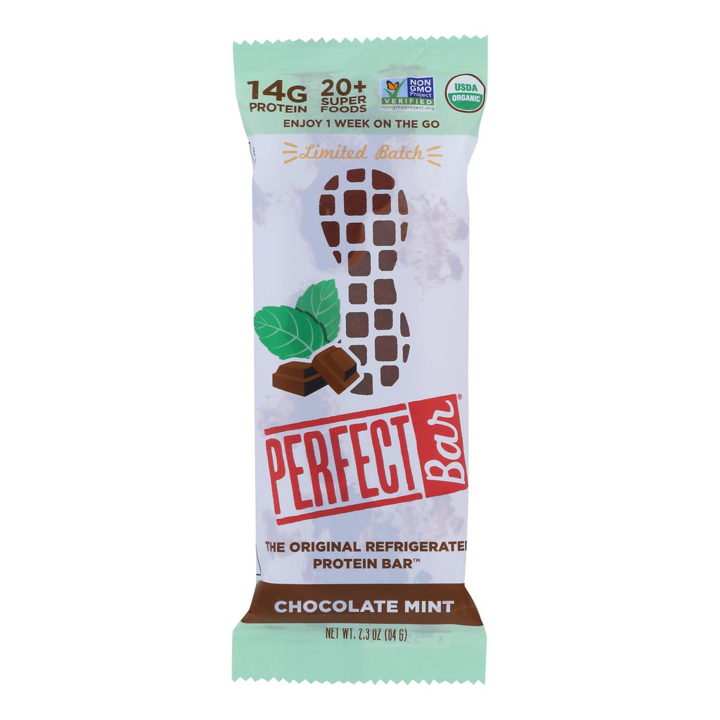 Perfect Bar - Bar Chocolate Mint - Case Of 8 - 2.3 Oz - Lakehouse Foods