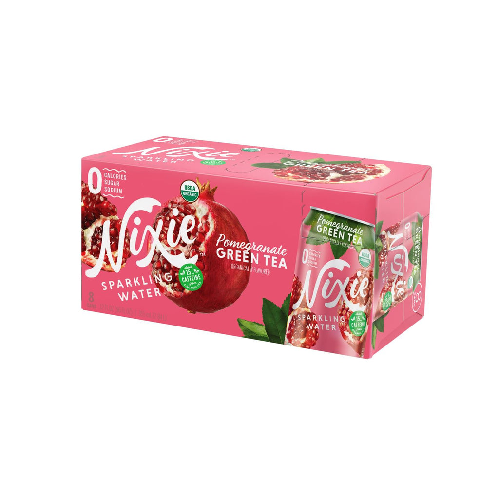 Nixie Sparkling Water - Sparkling Water Pomgrn - Case Of 3 - 8-12 Fz - Lakehouse Foods