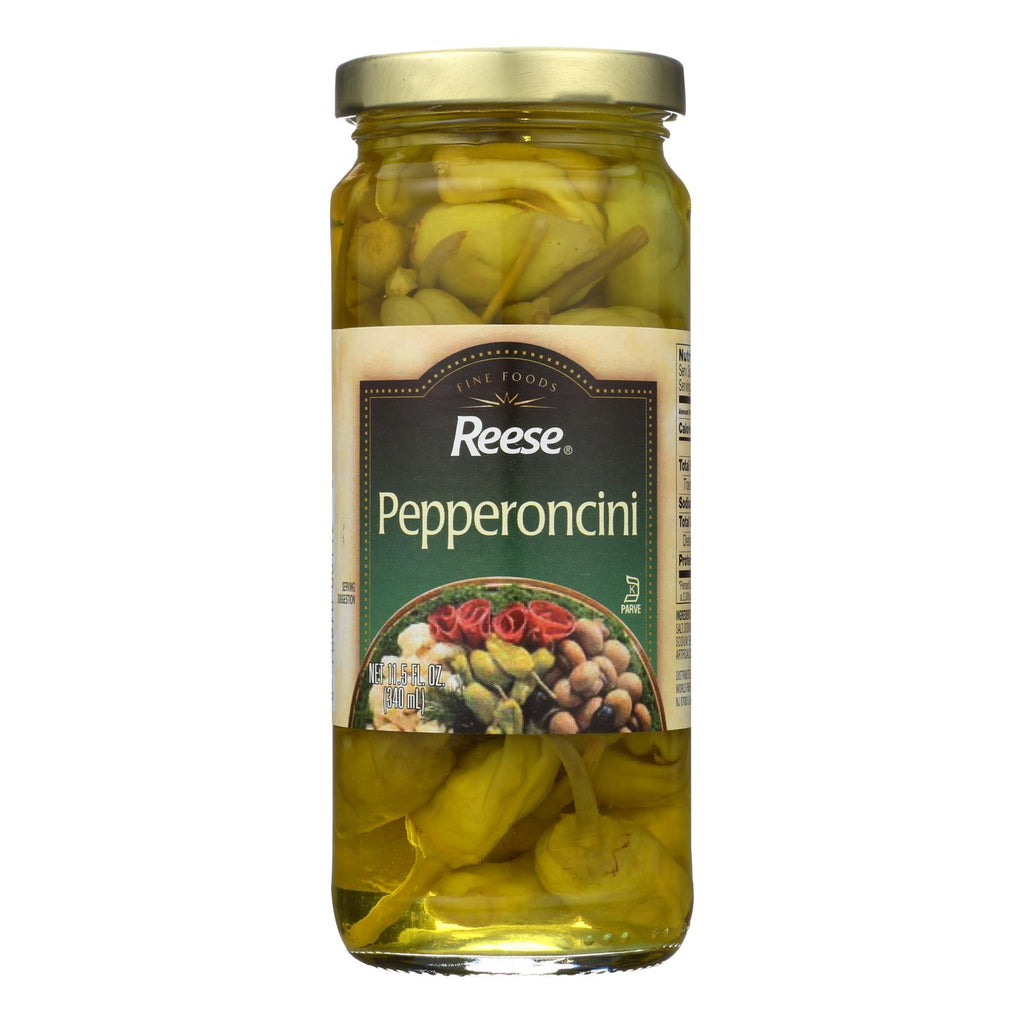 Reese Pepperoncini - Jar - Case Of 12 - 11.5 Oz - Lakehouse Foods
