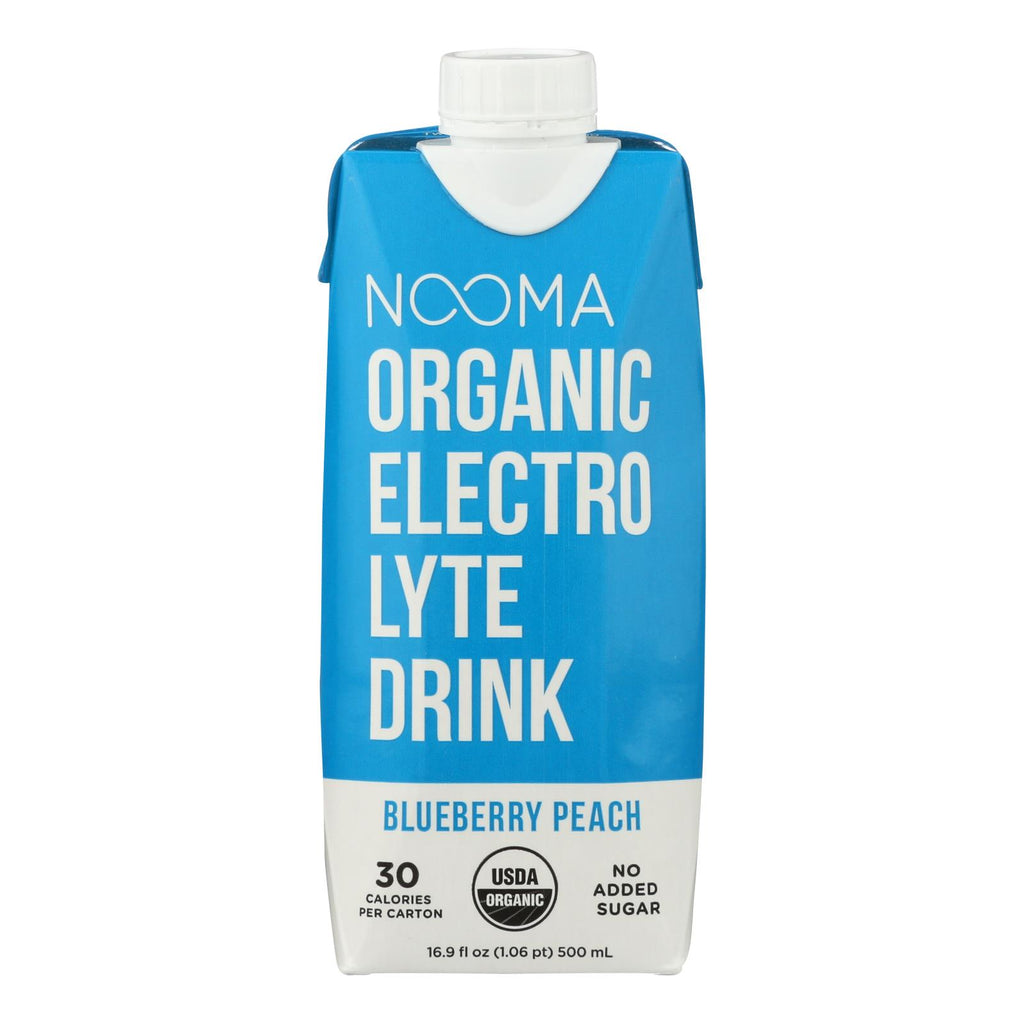 Nooma Electrolite Drink - Organic - Blueberry Peach - Case Of 12 - 16.9 Fl Oz - Lakehouse Foods