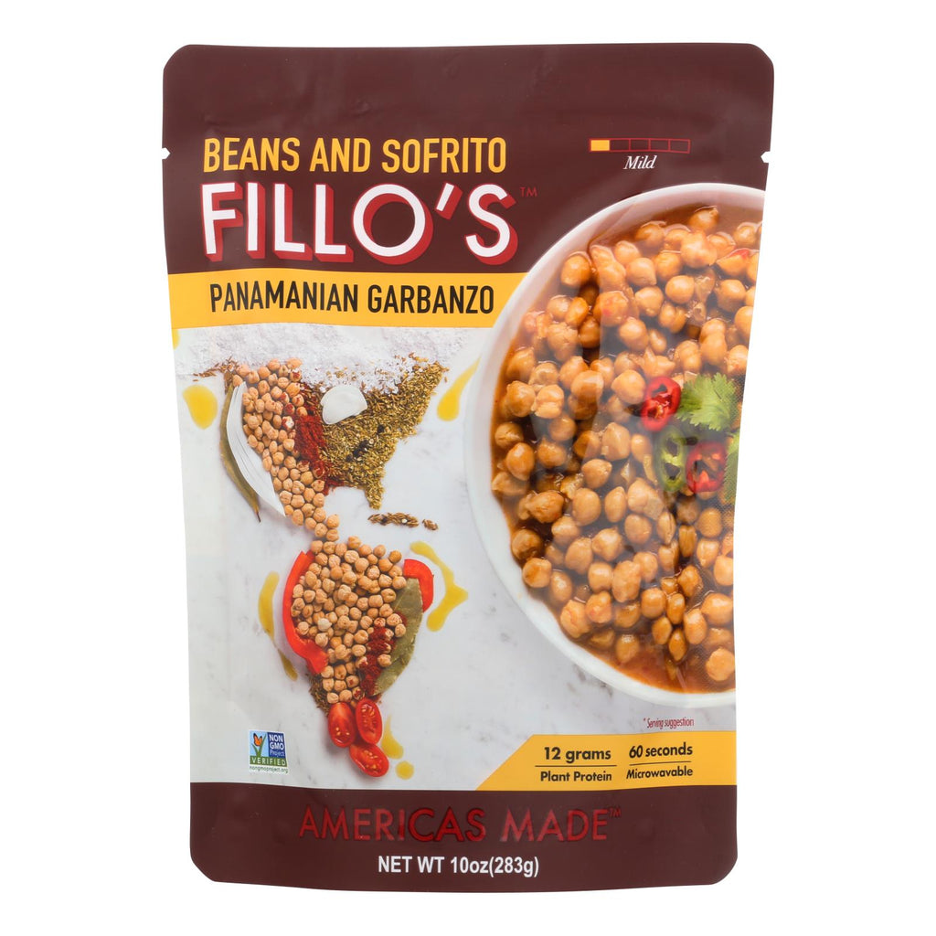 Fillo's Beans - Panamanian Garbanzo - Case Of 6 - 10 Oz. - Lakehouse Foods